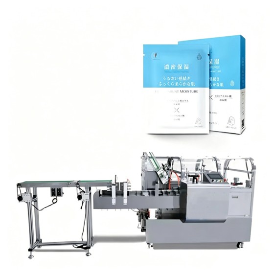 automatic facial mask patch cartoning machine